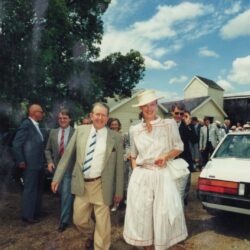 Murray Tyrrell and Queen Margrethe II